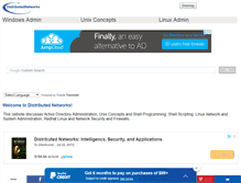 Tablet Screenshot of distributednetworks.com